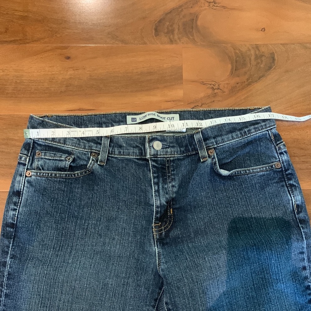 Gap Low Rise Boot Cut Jeans 12 R - Picture 3 of 9